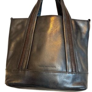 Aimee Kestenberg Catch Me If You Can Leather Tote — Leopard Lining